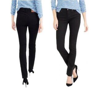J. Crew Black Matchstick Skinny Denim Jeans